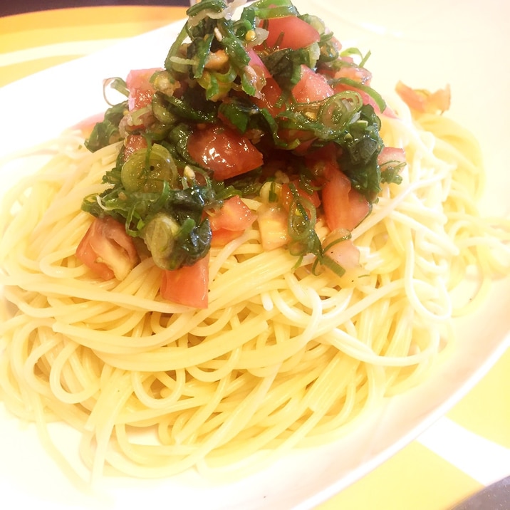 二日酔いに!目覚めるにんにく冷製パスタ!